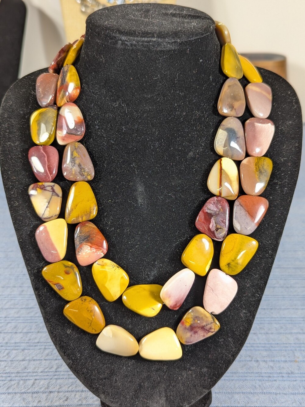 Mookite Two Strand necklace - Approximately 20 Inches-New
